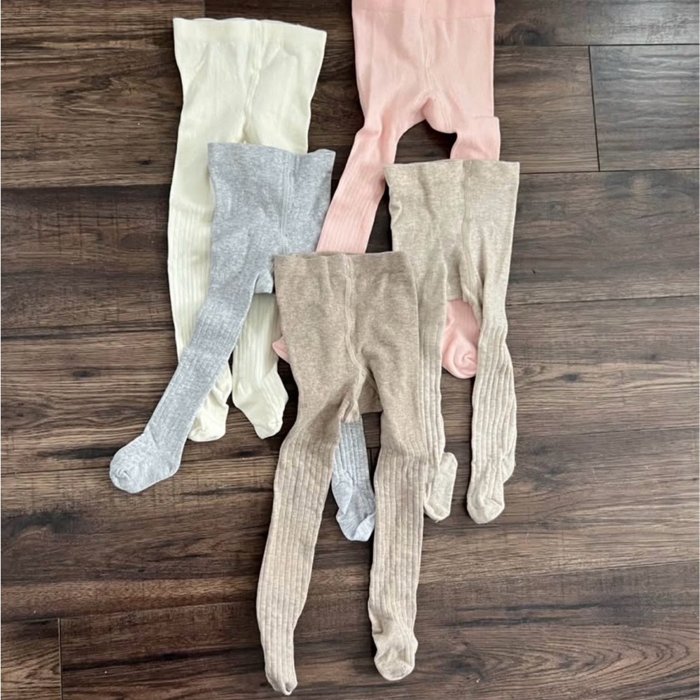 BNWoT - H&M Ribbed Tights 9-12 mo